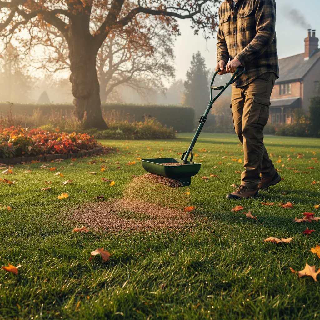 Garten winterfest machen: Herbstdünger mit hohem Kaliumgehalt ausbringen