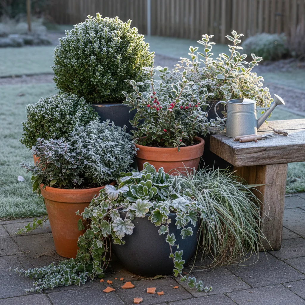 Winterharte Kübelpflanzen und Stauden im Übergangbereich – robuste Pflanzenauswahl für Terrasse