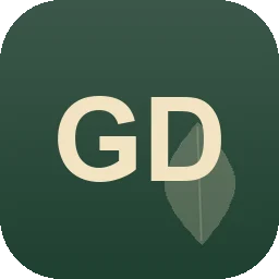 Logo Grüner Daumen, Gartenpflege - Landschaftsbau