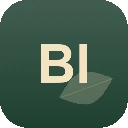 Logo business in garden